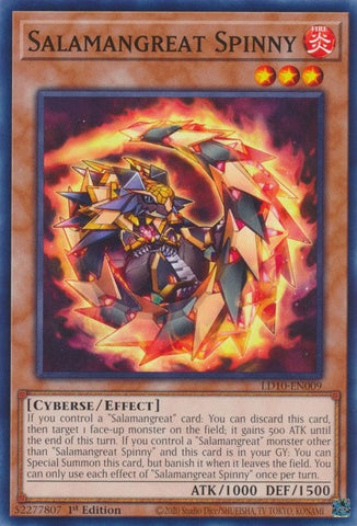 Salamangreat Spinny (LD10-EN009) (Legendary Duelists: Soulburning Volcano) YuGiOh