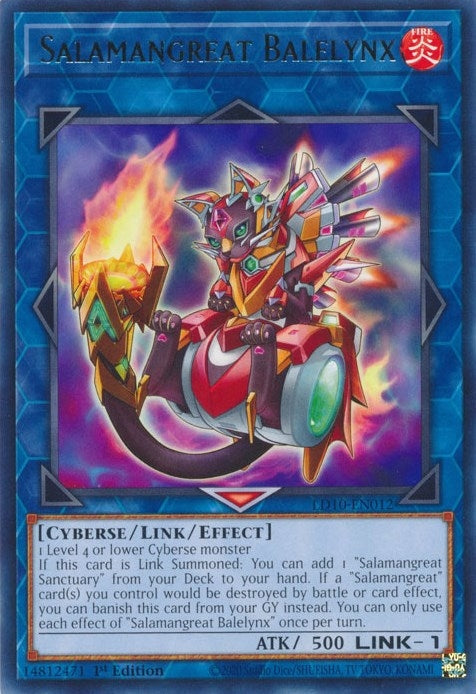 Salamangreat Balelynx (LD10-EN012) (Legendary Duelists: Soulburning Volcano) YuGiOh