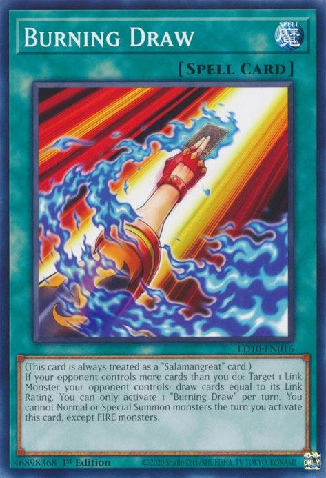 Burning Draw (LD10-EN016) (Legendary Duelists: Soulburning Volcano) YuGiOh