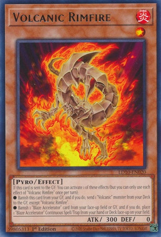 Volcanic Rimfire (LD10-EN020) (Legendary Duelists: Soulburning Volcano) YuGiOh