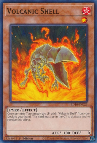 Volcanic Shell (LD10-EN025) (Legendary Duelists: Soulburning Volcano) YuGiOh