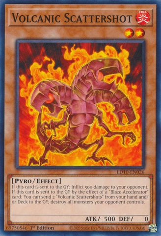 Volcanic Scattershot (LD10-EN026) (Legendary Duelists: Soulburning Volcano) YuGiOh
