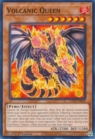 Volcanic Queen (LD10-EN028) (Legendary Duelists: Soulburning Volcano) YuGiOh