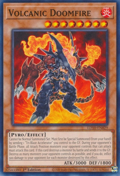 Volcanic Doomfire (LD10-EN029) (Legendary Duelists: Soulburning Volcano) YuGiOh