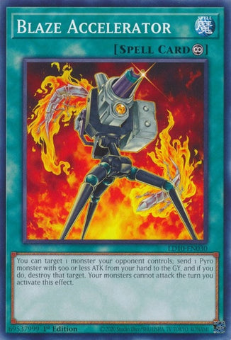 Blaze Accelerator (LD10-EN030) (Legendary Duelists: Soulburning Volcano) YuGiOh