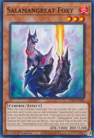 Salamangreat Foxy (LD10-EN046) (Legendary Duelists: Soulburning Volcano) YuGiOh
