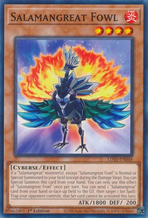 Salamangreat Fowl (LD10-EN048) (Legendary Duelists: Soulburning Volcano) YuGiOh