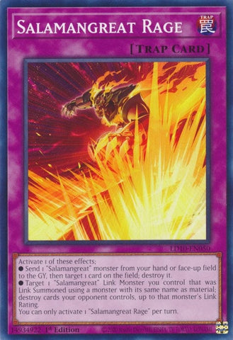 Salamangreat Rage (LD10-EN050) (Legendary Duelists: Soulburning Volcano) YuGiOh