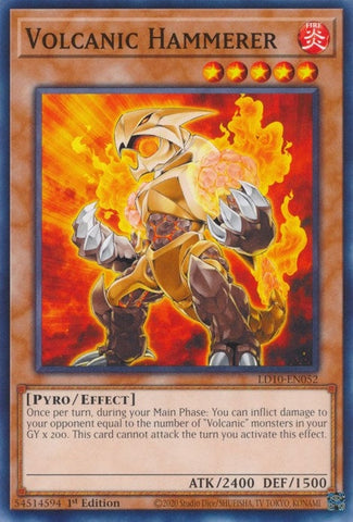 Volcanic Hammerer (LD10-EN052) (Legendary Duelists: Soulburning Volcano) YuGiOh