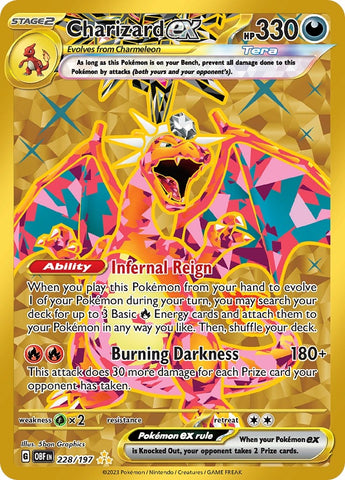 Image for Charizard ex (228/197) (SV03: Obsidian Flames) - Pokemon