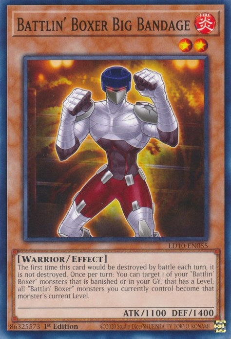 Battlin' Boxer Big Bandage (LD10-EN055) (Legendary Duelists: Soulburning Volcano) YuGiOh