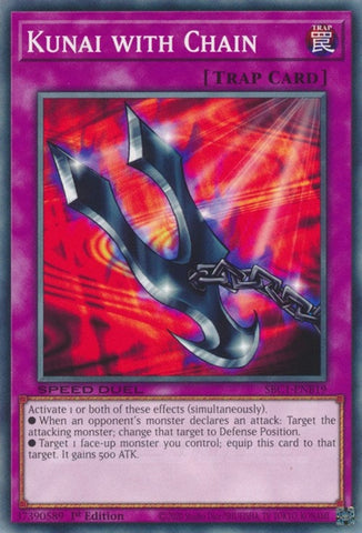 Kunai with Chain (SBC1-ENB19) (Speed Duel: Streets of Battle City) YuGiOh