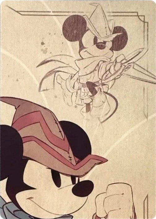 Image for Mickey Mouse - Brave Little Tailor Puzzle Insert (Top Right) (The First Chapter) (1) - Disney Lorcana