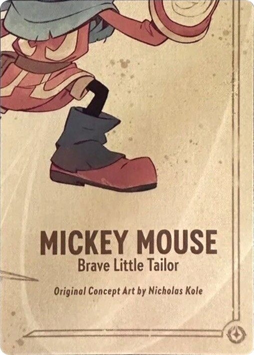 Image for Mickey Mouse - Brave Little Tailor Puzzle Insert (Bottom Right) (The First Chapter) (1) - Disney Lorcana