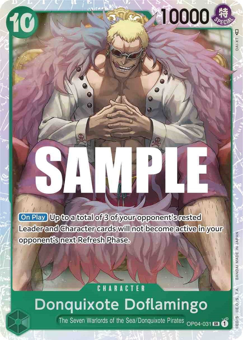 Image for Donquixote Doflamingo (031) (OP04-031) (Kingdoms of Intrigue) - One Piece Card Game