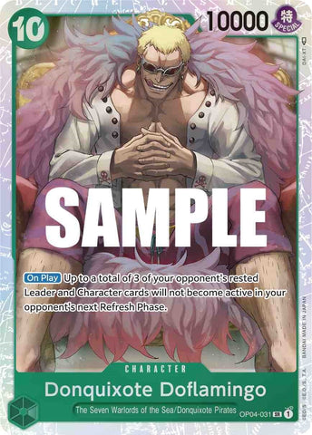 Image for Donquixote Doflamingo (031) (OP04-031) (Kingdoms of Intrigue) - One Piece Card Game