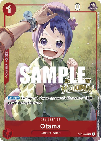 Otama (Offline Regional 2023) [Participant] (OP01-006) (One Piece Promotion Cards) One Piece Card Game