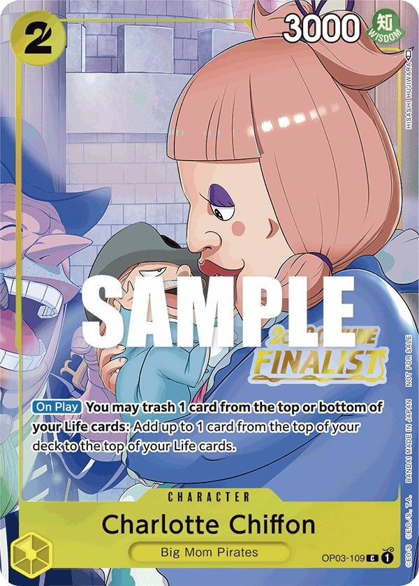 Charlotte Chiffon (Offline Regional 2023) [Finalist] (OP03-109) (One Piece Promotion Cards) One Piece Card Game