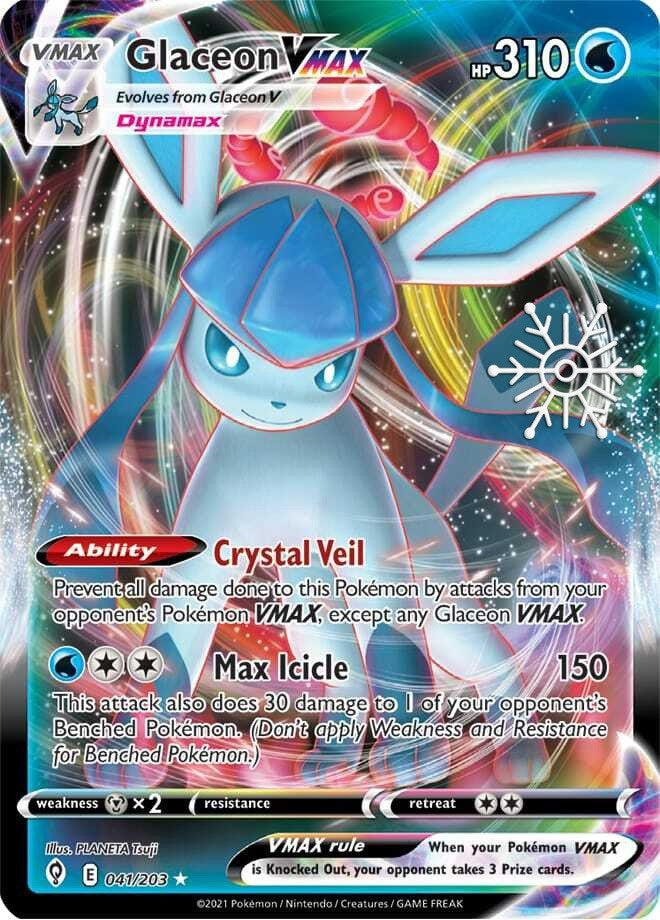 Image for Glaceon VMAX - 041/203 (Holiday Calendar) (041/203) (Miscellaneous Cards & Products) - Pokemon