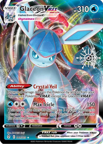 Image for Glaceon VMAX - 041/203 (Holiday Calendar) (041/203) (Miscellaneous Cards & Products) - Pokemon