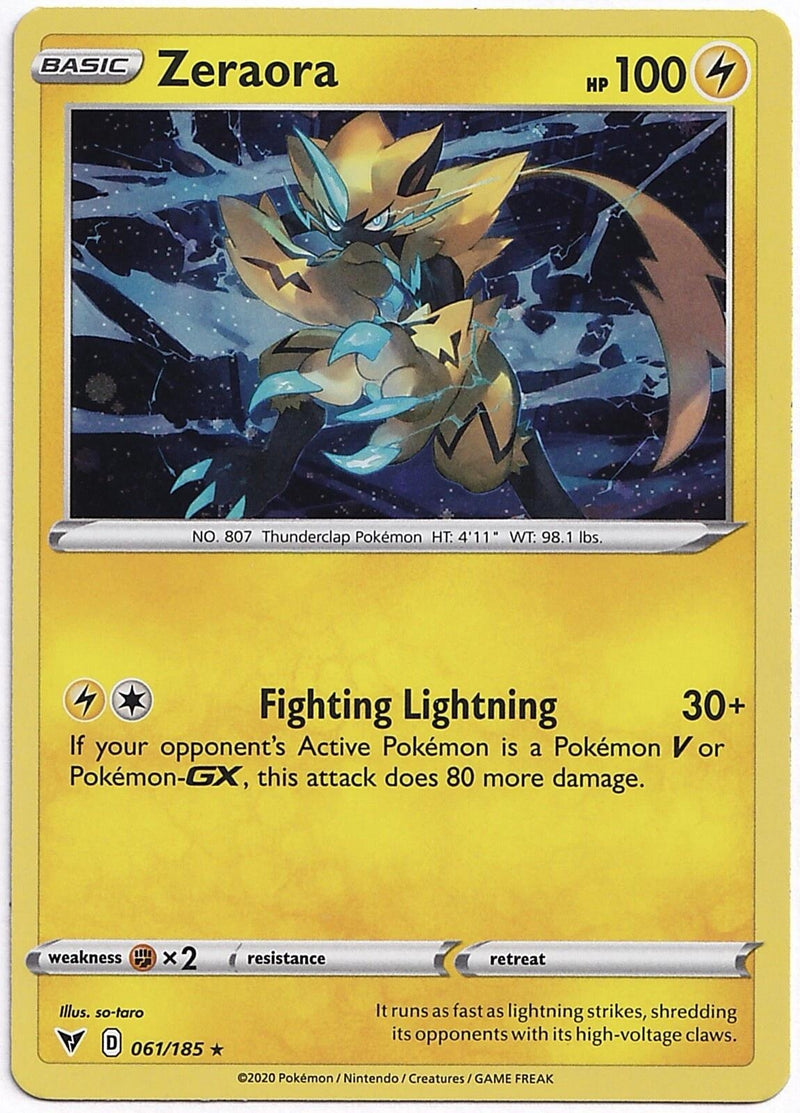 Image for Zeraora - 061/185 (Cosmos Holo) (061/185) (Miscellaneous Cards & Products) (MCAP) - Pokemon