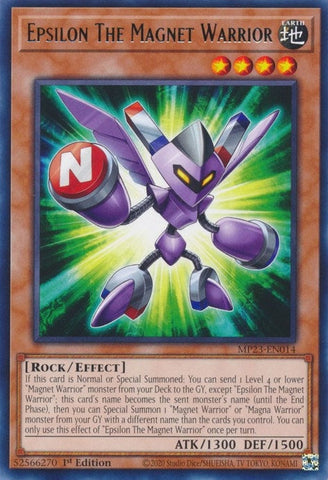 Epsilon The Magnet Warrior (MP23-EN014) (25th Anniversary Tin: Dueling Heroes Mega Pack) YuGiOh