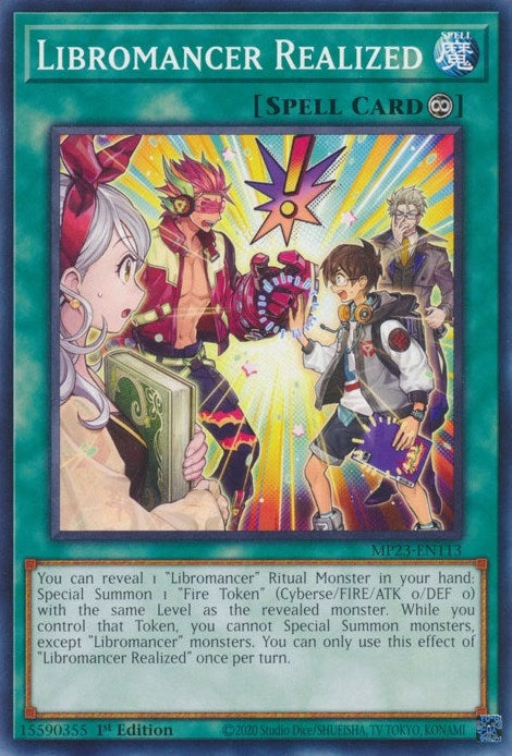 Libromancer Realized (MP23-EN113) (25th Anniversary Tin: Dueling Heroes Mega Pack) YuGiOh