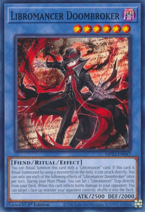 Libromancer Doombroker (MP23-EN047) (25th Anniversary Tin: Dueling Heroes Mega Pack) YuGiOh