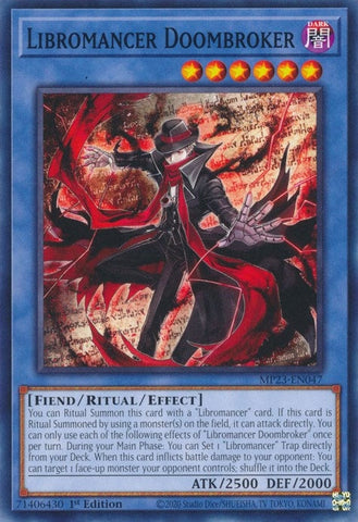 Libromancer Doombroker (MP23-EN047) (25th Anniversary Tin: Dueling Heroes Mega Pack) YuGiOh