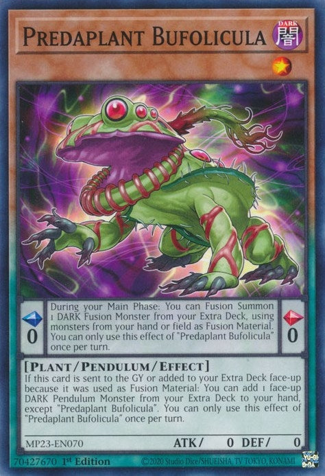 Predaplant Bufolicula (MP23-EN070) (25th Anniversary Tin: Dueling Heroes Mega Pack) YuGiOh