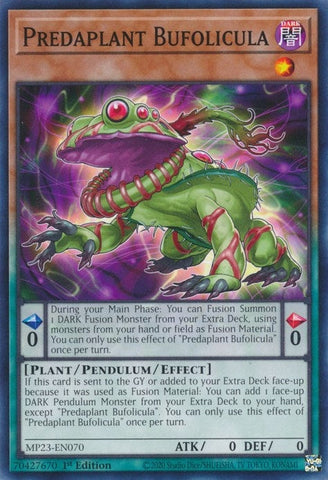 Predaplant Bufolicula (MP23-EN070) (25th Anniversary Tin: Dueling Heroes Mega Pack) YuGiOh