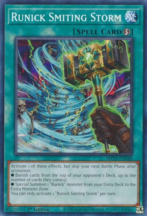 Runick Smiting Storm (MP23-EN248) (25th Anniversary Tin: Dueling Heroes Mega Pack) YuGiOh