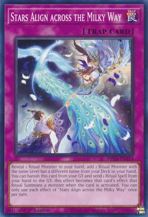Stars Align across the Milky Way (MP23-EN214) (25th Anniversary Tin: Dueling Heroes Mega Pack) YuGiOh