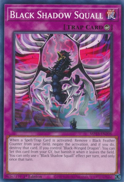 Black Shadow Squall (MP23-EN208) (25th Anniversary Tin: Dueling Heroes Mega Pack) YuGiOh