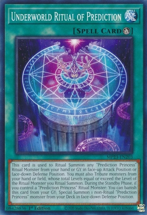 Underworld Ritual of Prediction (MP23-EN203) (25th Anniversary Tin: Dueling Heroes Mega Pack) YuGiOh