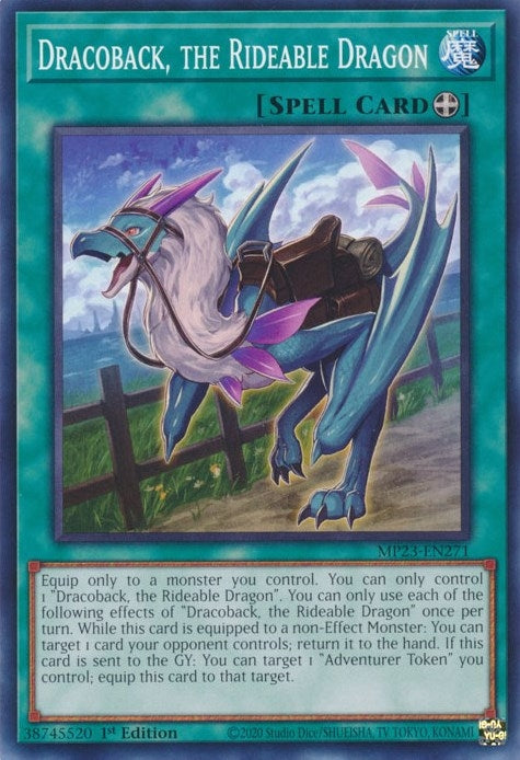 Dracoback, the Rideable Dragon (MP23-EN271) (25th Anniversary Tin: Dueling Heroes Mega Pack) YuGiOh