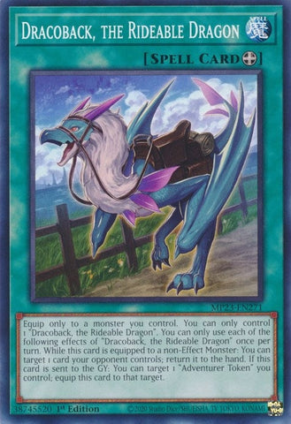 Dracoback, the Rideable Dragon (MP23-EN271) (25th Anniversary Tin: Dueling Heroes Mega Pack) YuGiOh