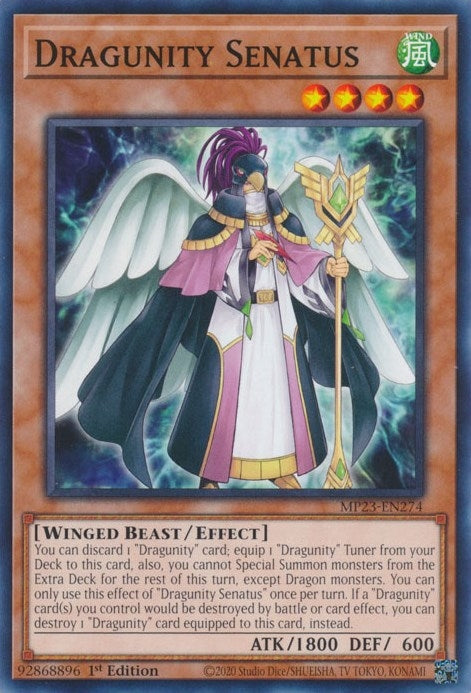 Dragunity Senatus (MP23-EN274) (25th Anniversary Tin: Dueling Heroes Mega Pack) YuGiOh
