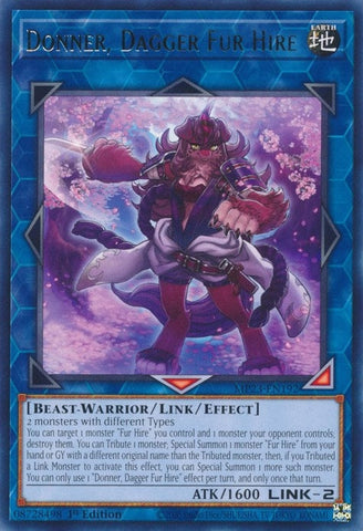 Donner, Dagger Fur Hire (MP23-EN192) (25th Anniversary Tin: Dueling Heroes Mega Pack) YuGiOh