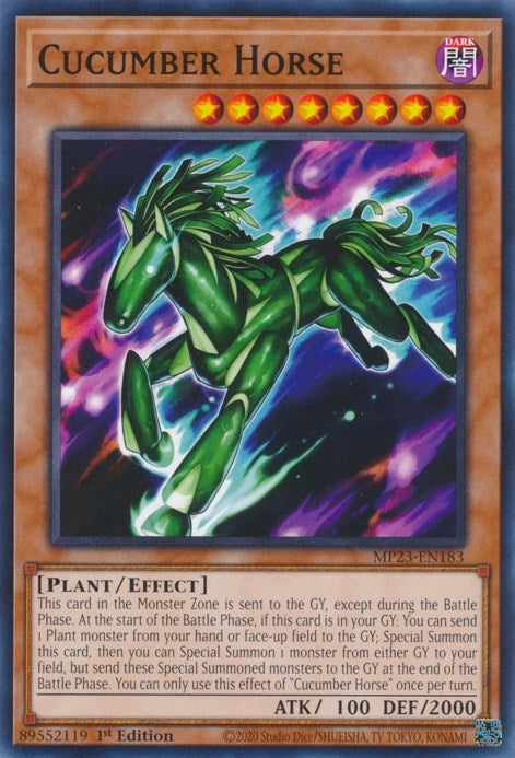 Cucumber Horse (MP23-EN183) (25th Anniversary Tin: Dueling Heroes Mega Pack) YuGiOh
