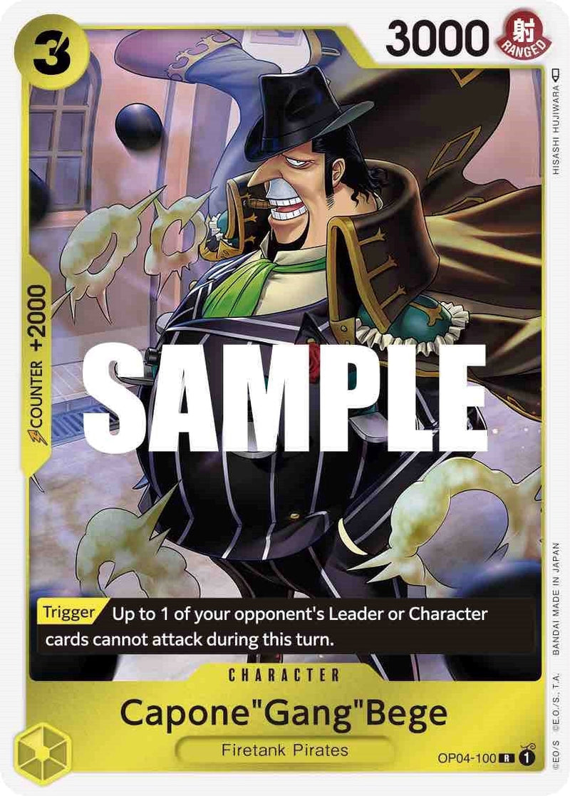Capone"Gang"Bege (OP04-100) (Kingdoms of Intrigue) (OP04) One Piece Card Game