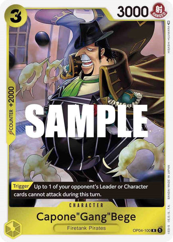 Capone"Gang"Bege (OP04-100) (Kingdoms of Intrigue) (OP04) One Piece Card Game