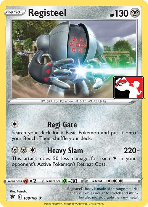 Image for Registeel (108/189) (Prize Pack Series Cards) - Pokemon
