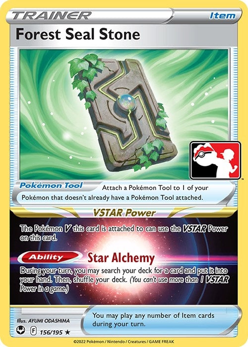 Image for Forest Seal Stone (156/195) (Prize Pack Series Cards) - Pokemon