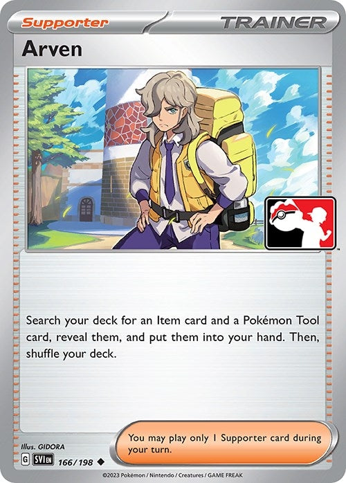 Arven (166/198) (Prize Pack Series Cards) Pokemon