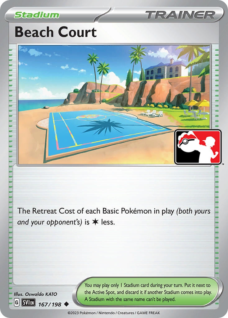 Beach Court (167/198) (Prize Pack Series Cards) Pokemon