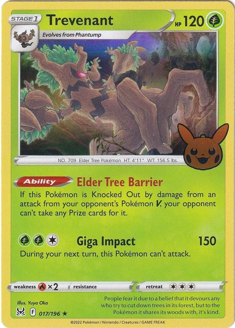 Image for Trevenant (017/196) (Trick or Trade BOOster Bundle 2023) (TTBB23) - Pokemon