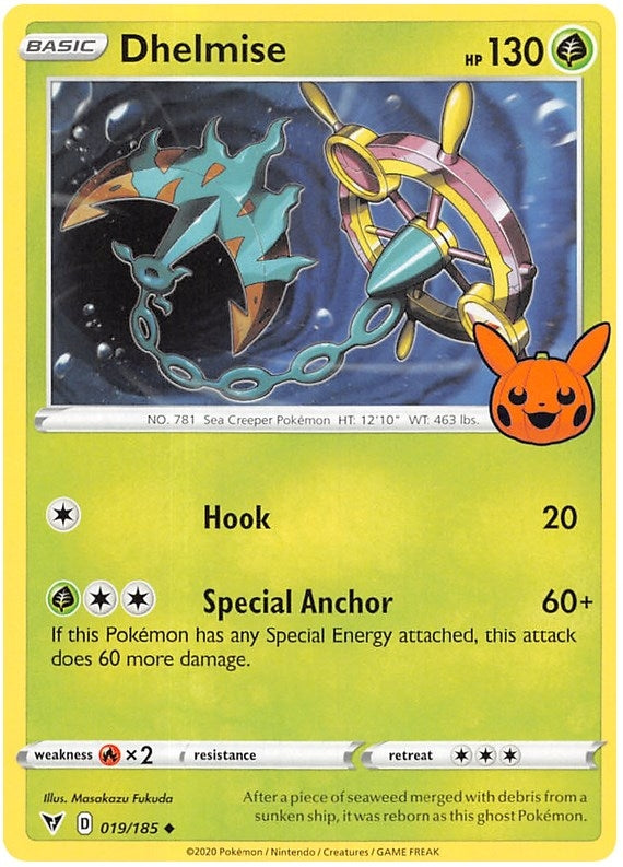 Image for Dhelmise (019/185) (Trick or Trade BOOster Bundle 2023) (TTBB23) - Pokemon