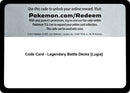 Image for Code Card - Legendary Battle Decks [Lugia] (SM - Guardians Rising) (SM02) - Pokemon
