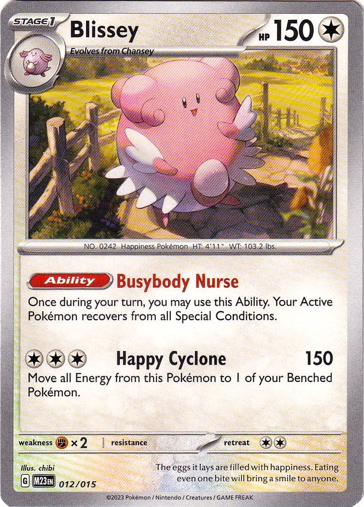 Blissey (012/015) (McDonald's Promos 2023) Pokemon